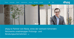 Desktop Screenshot of dhpg.de